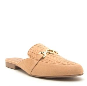 New Women's Toffee Suede Slide In Loafers / Shoes!